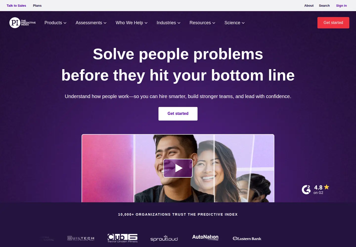 Screenshot of predictiveindex.com
