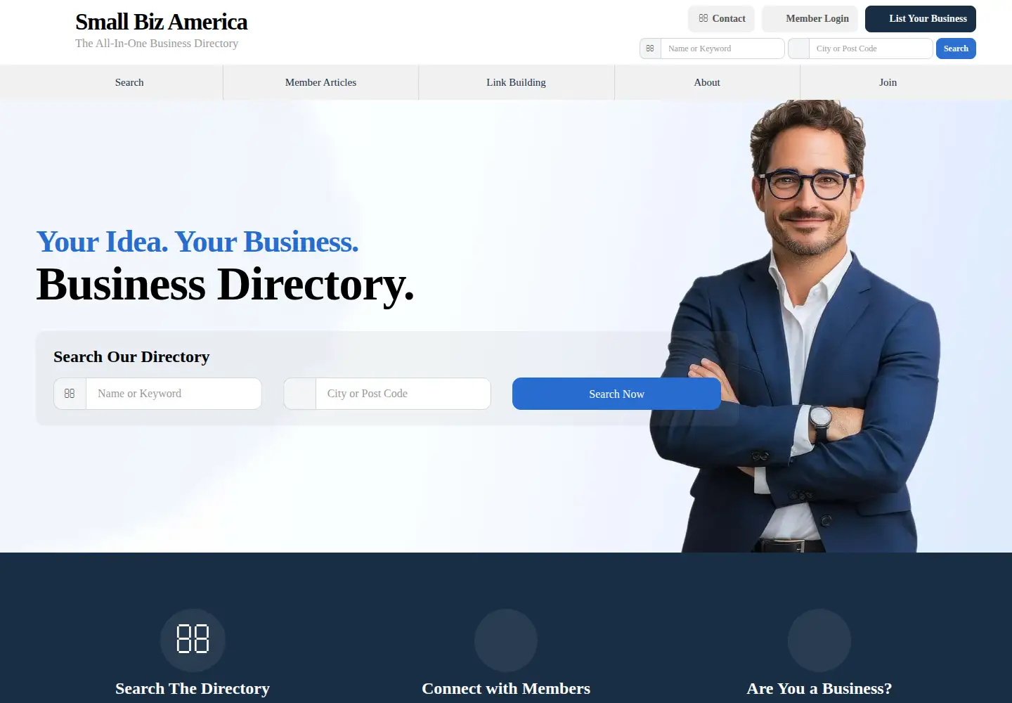 Screenshot of smallbizamerica.org