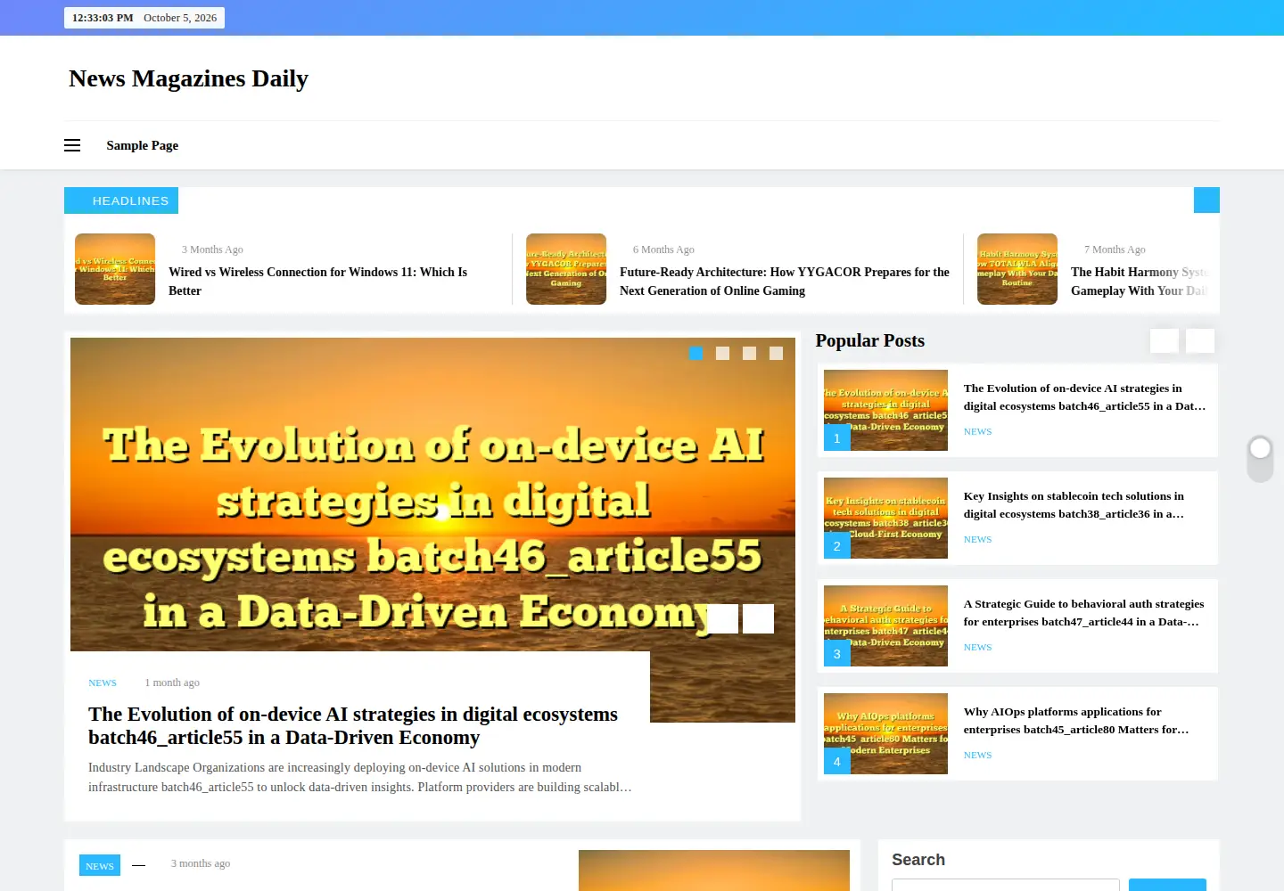Captured homepage of discover-rosalie.com in the current scan