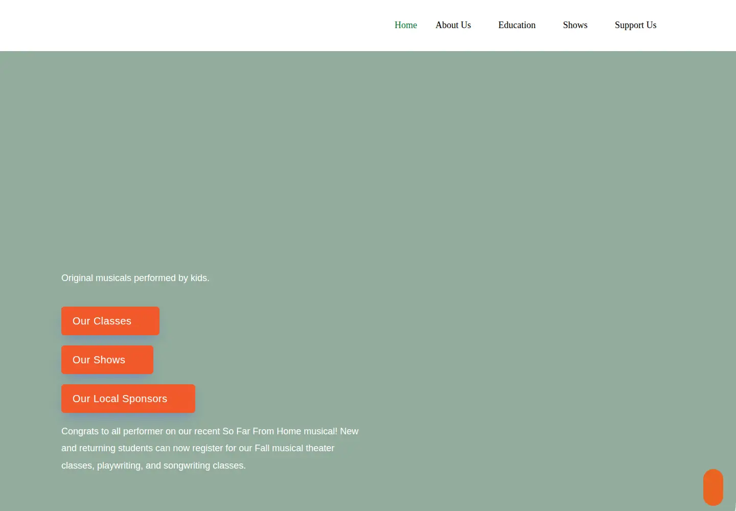 Captured homepage of gardenplayers.com in the current scan