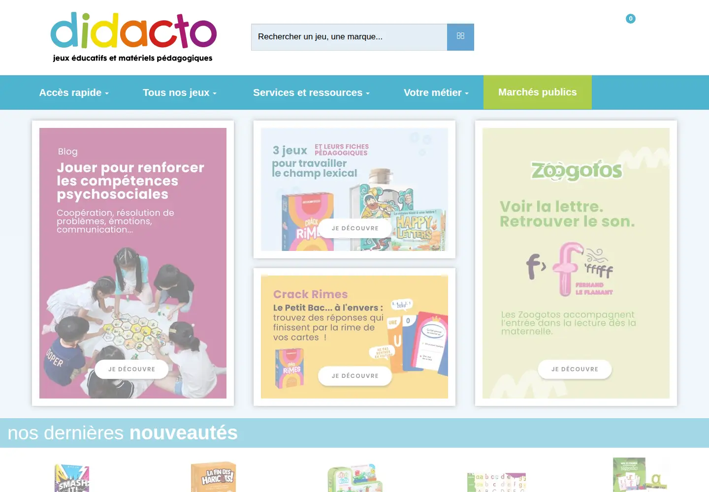 Screenshot of didacto.com