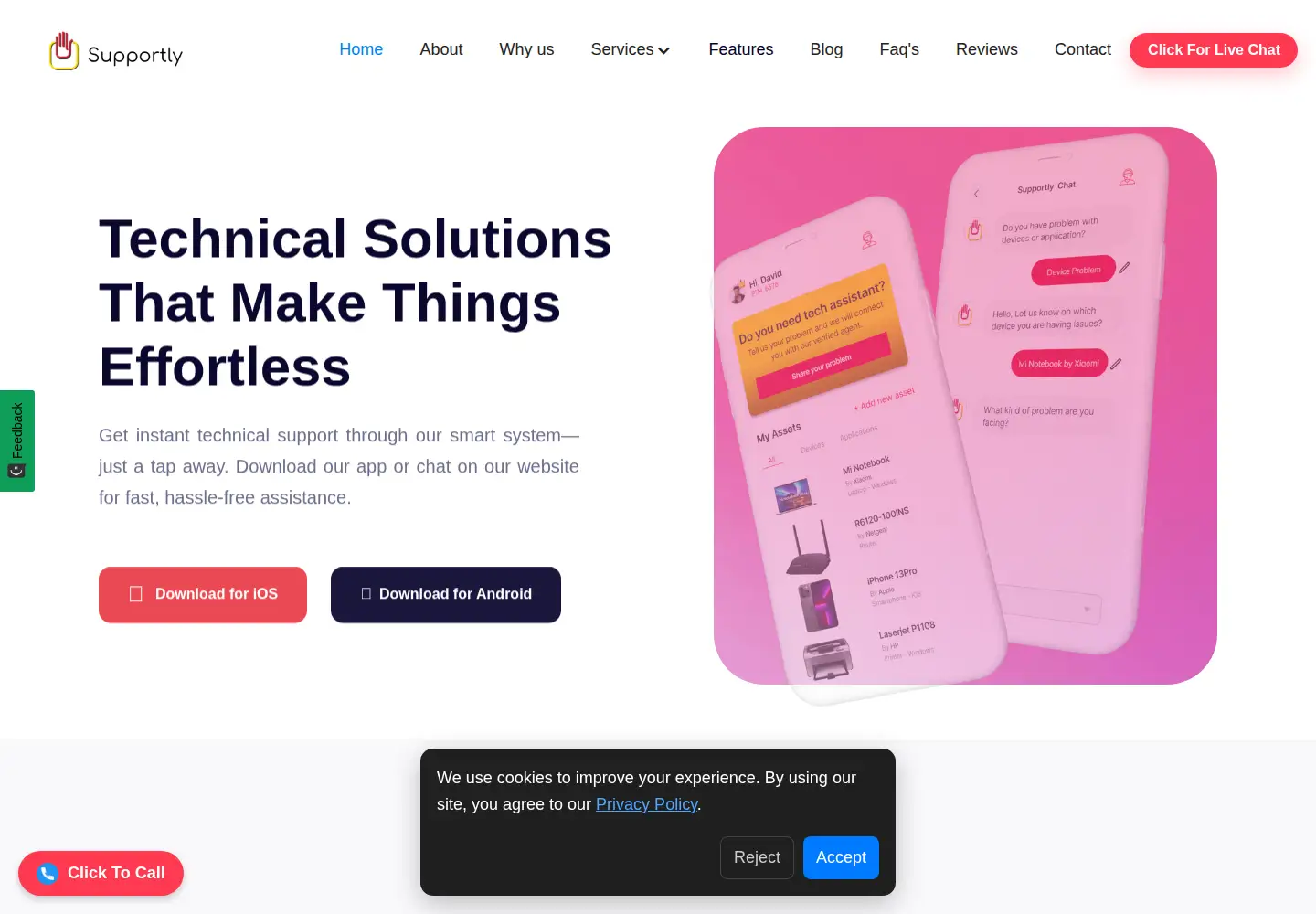 Screenshot of supportly.app