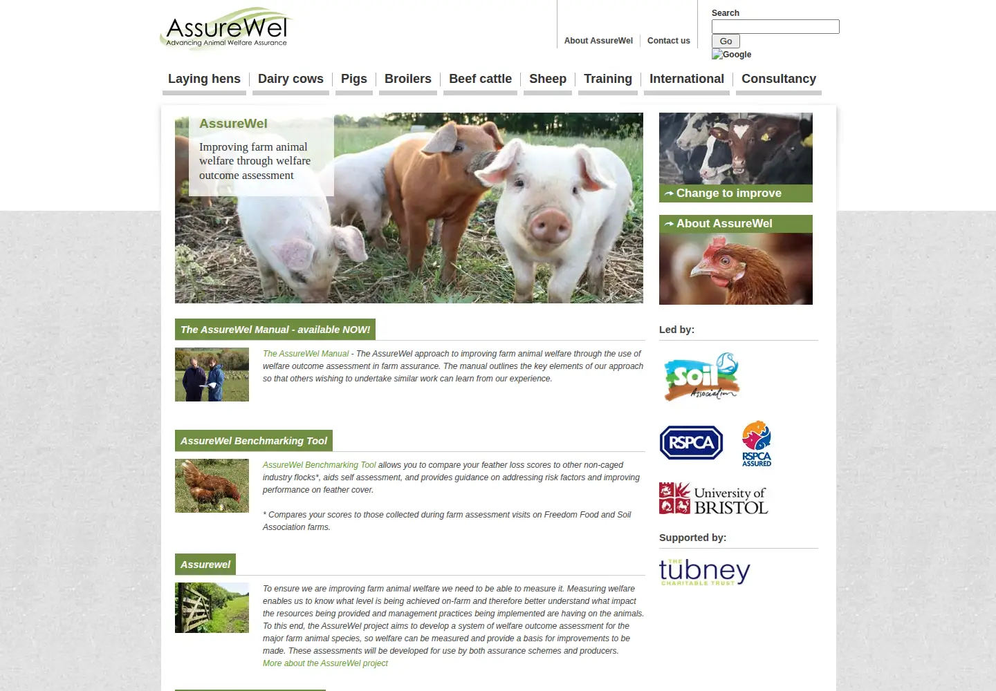 Screenshot of assurewel.org