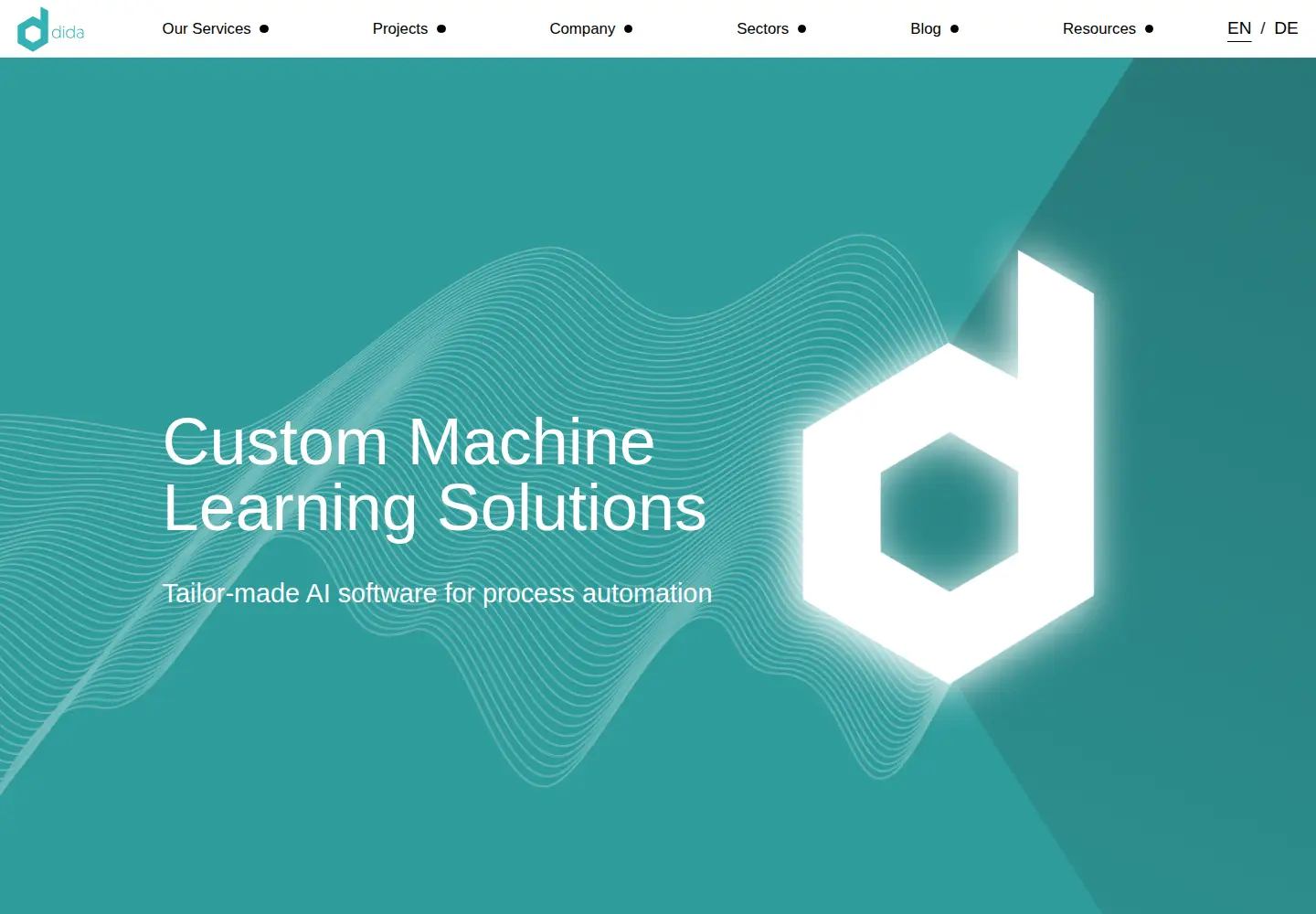 Captured homepage of dida.do in the current scan
