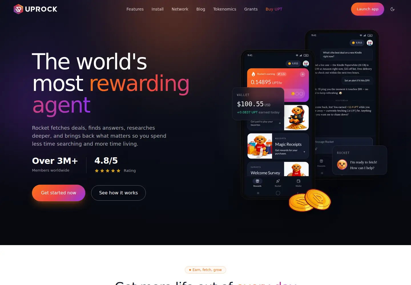 Screenshot of uprock.com