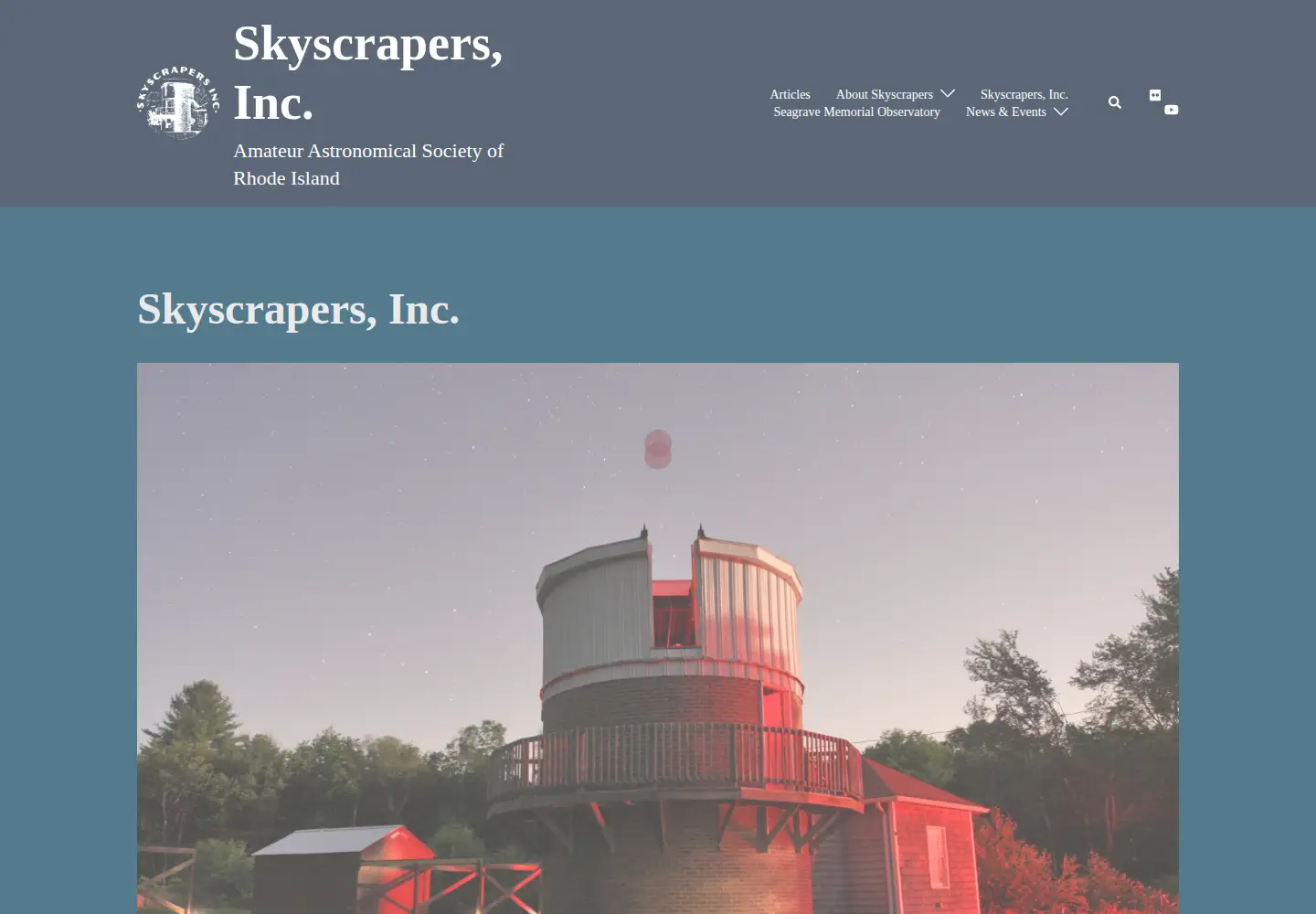 Screenshot of theskyscrapers.org