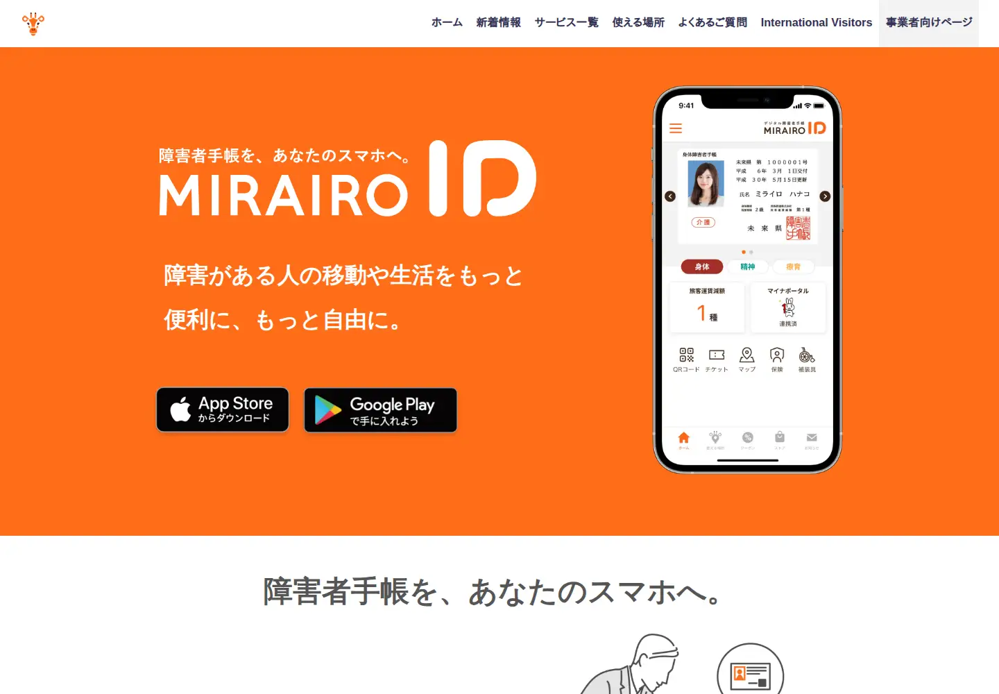 Captured homepage of mirairo-id.jp in the current scan