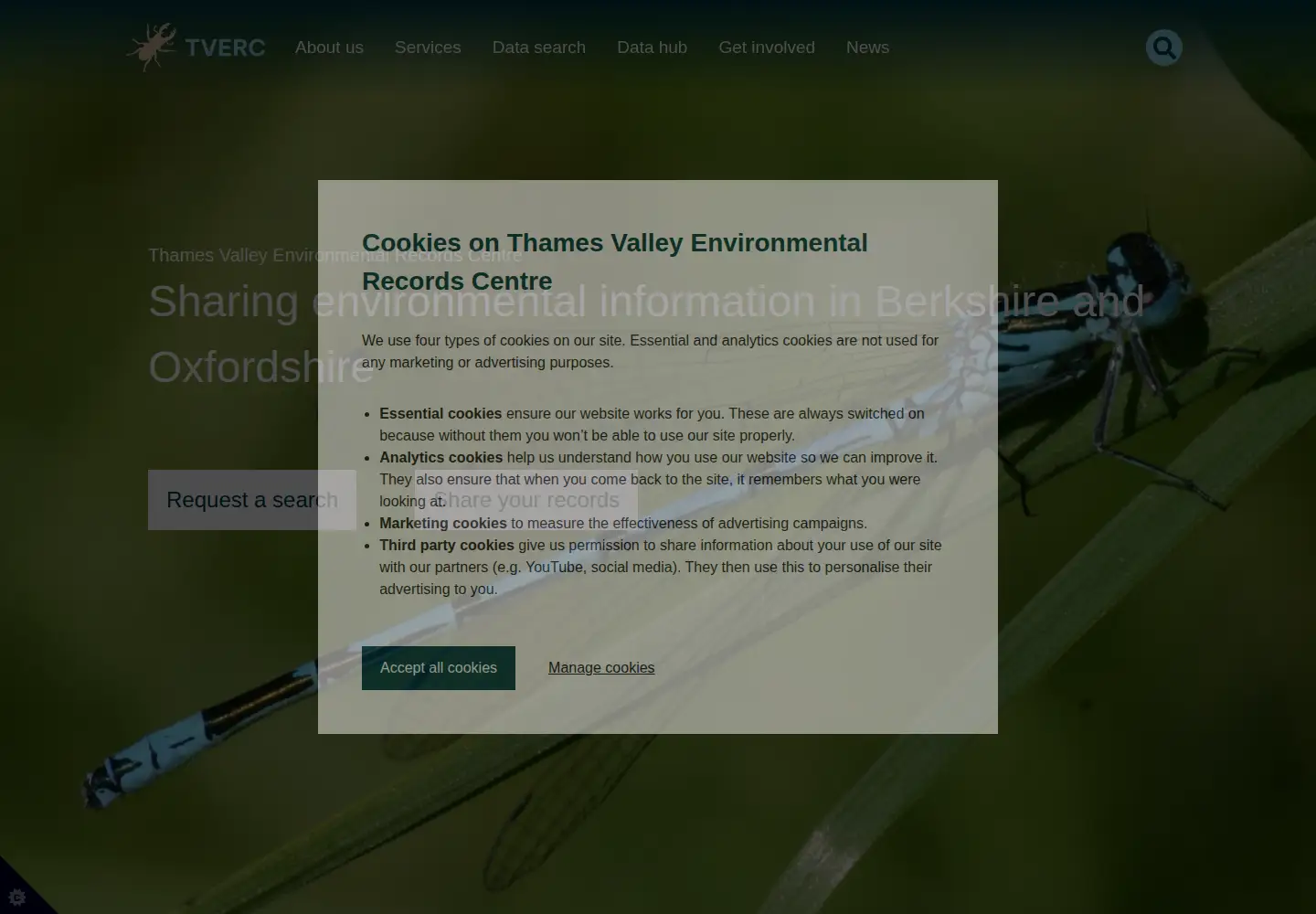 Screenshot of tverc.org