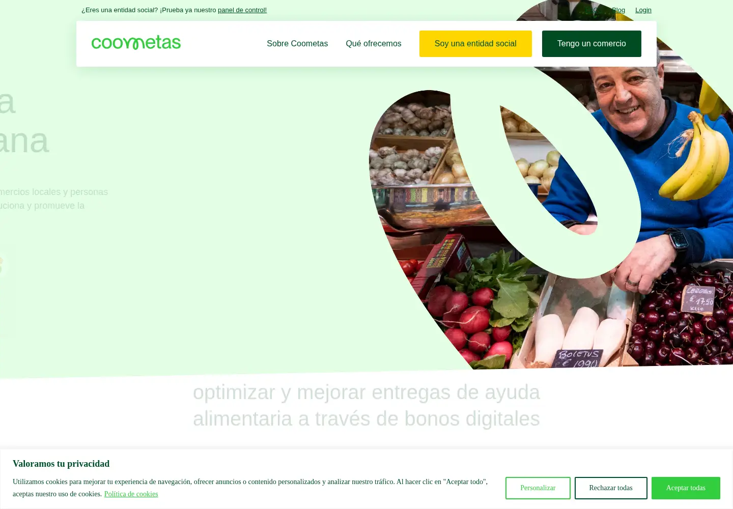 Screenshot of coometas.com