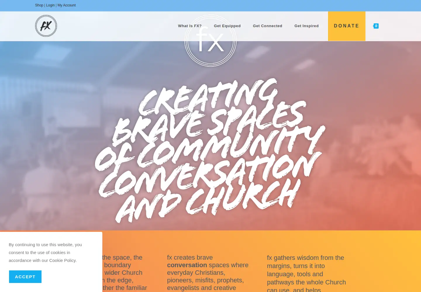 Captured homepage of freshexpressions.org.uk in the current scan