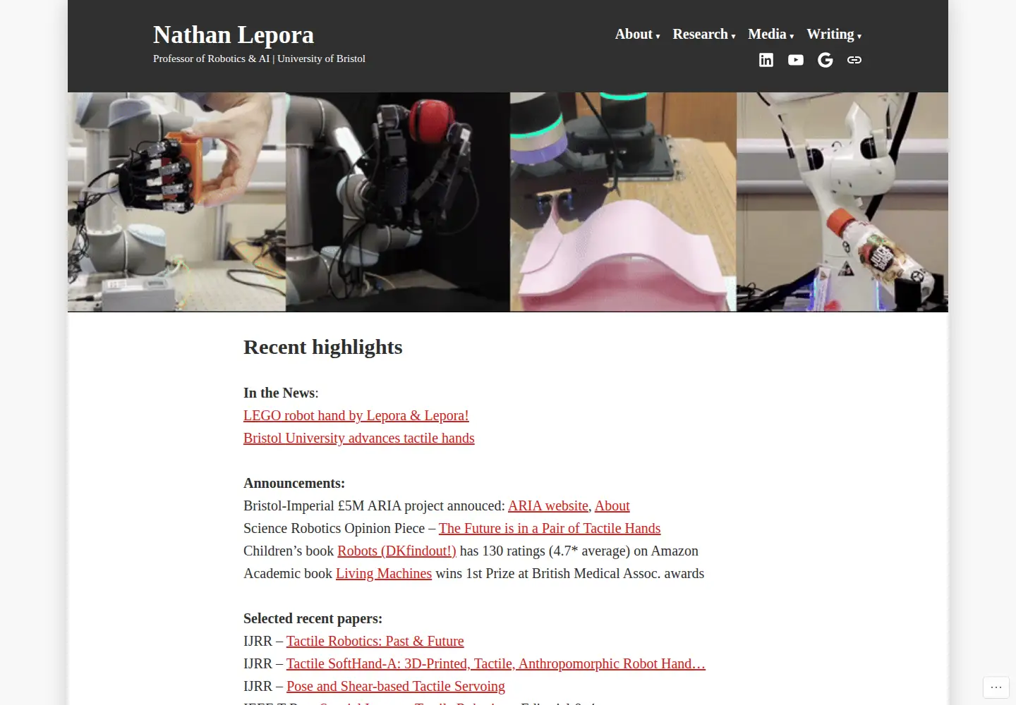 Screenshot of lepora.com