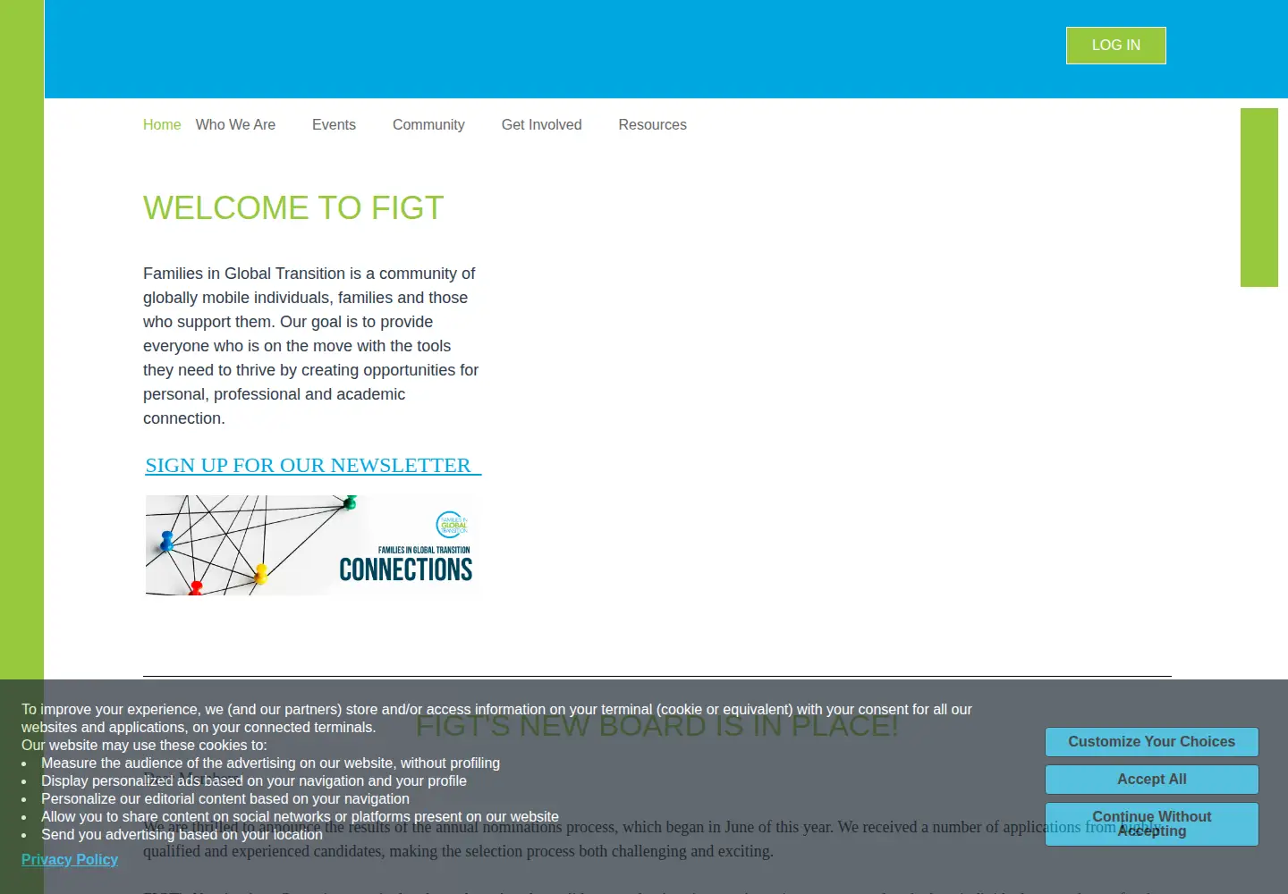 Screenshot of figt.org