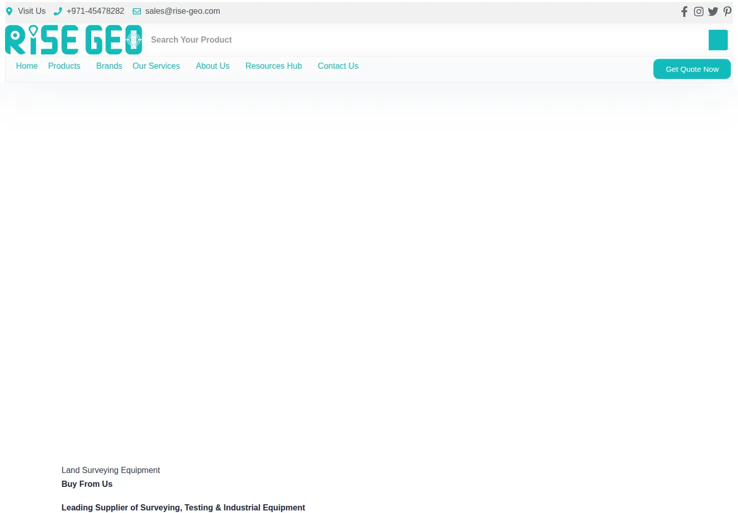 Screenshot of rise-geo.com