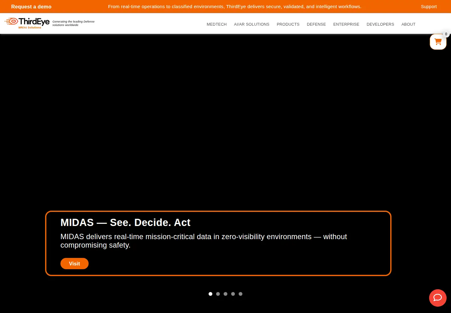Screenshot of thirdeyegen.com