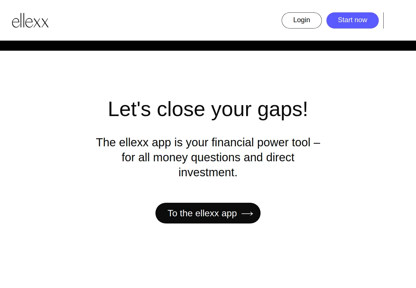 Captured homepage of ellexx.com in the current scan