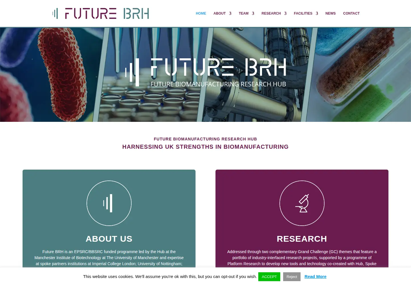 Screenshot of futurebrh.com