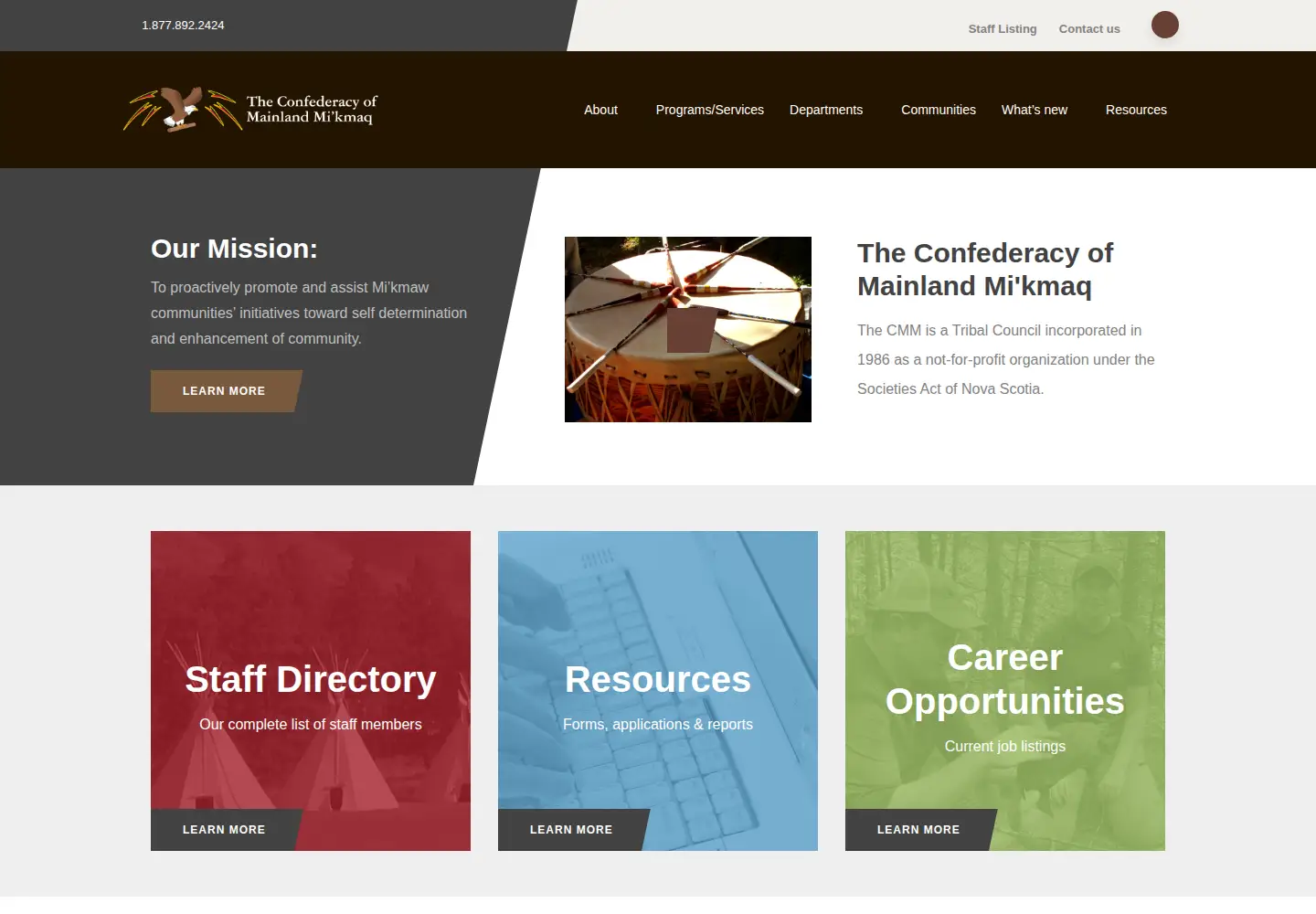 Screenshot of cmmns.com
