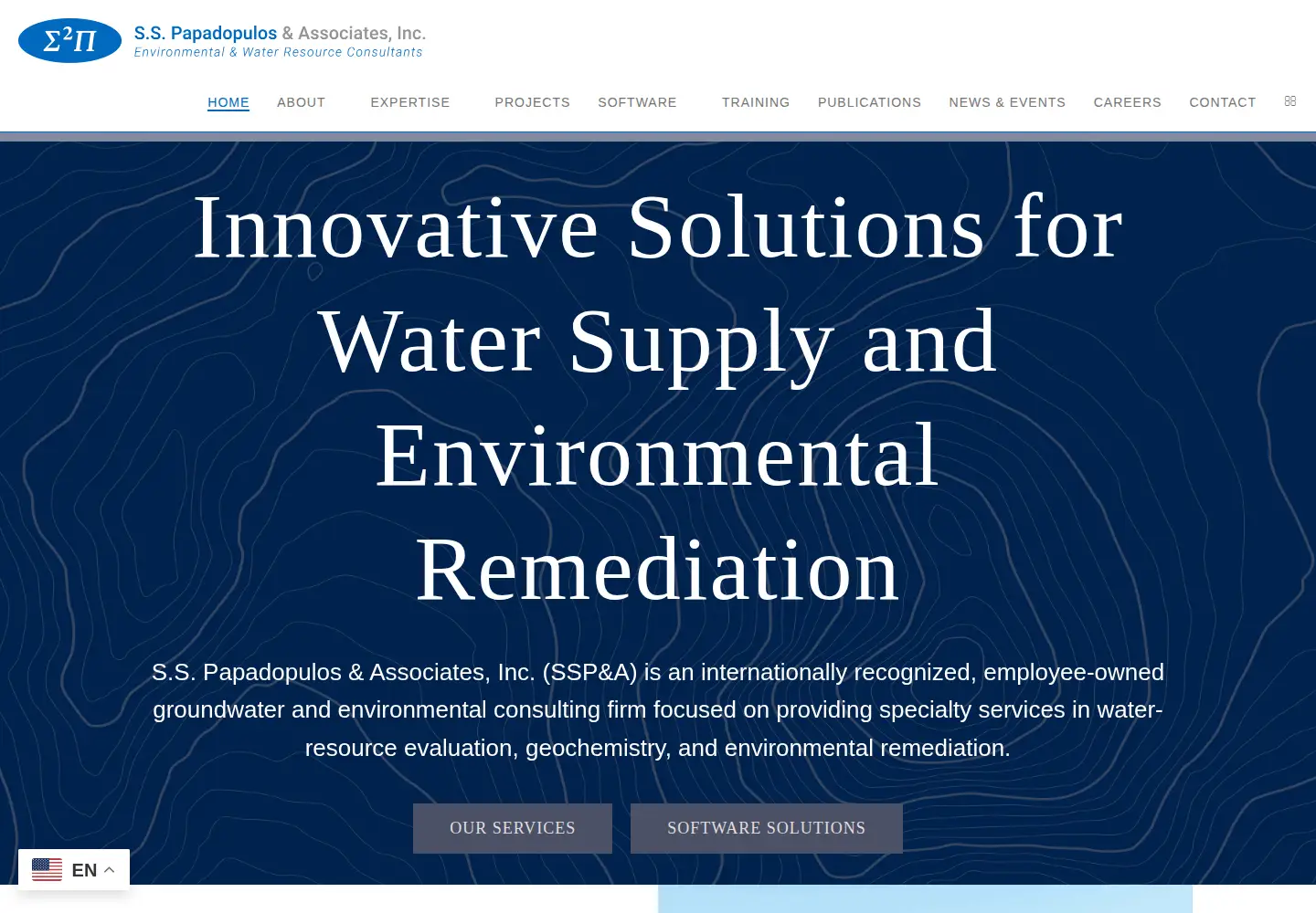 Screenshot of sspa.com
