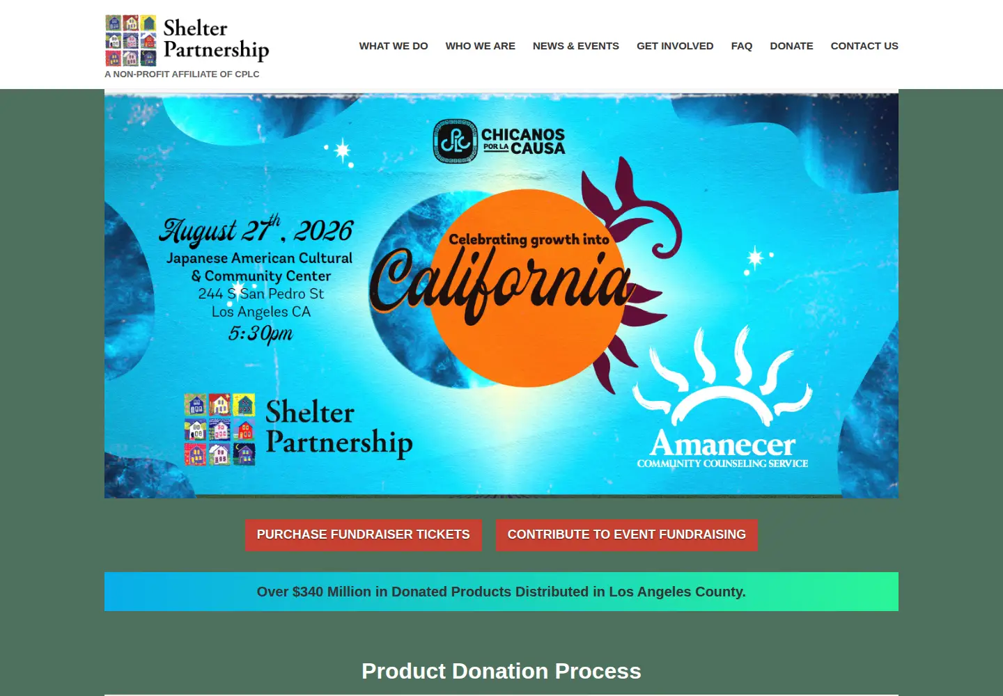 Screenshot of shelterpartnership.org