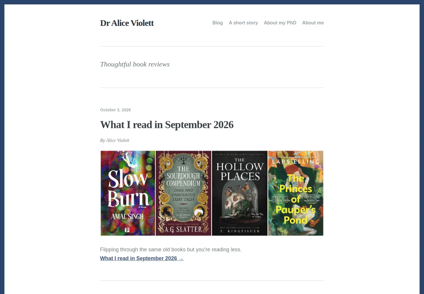 Screenshot of draliceviolett.com