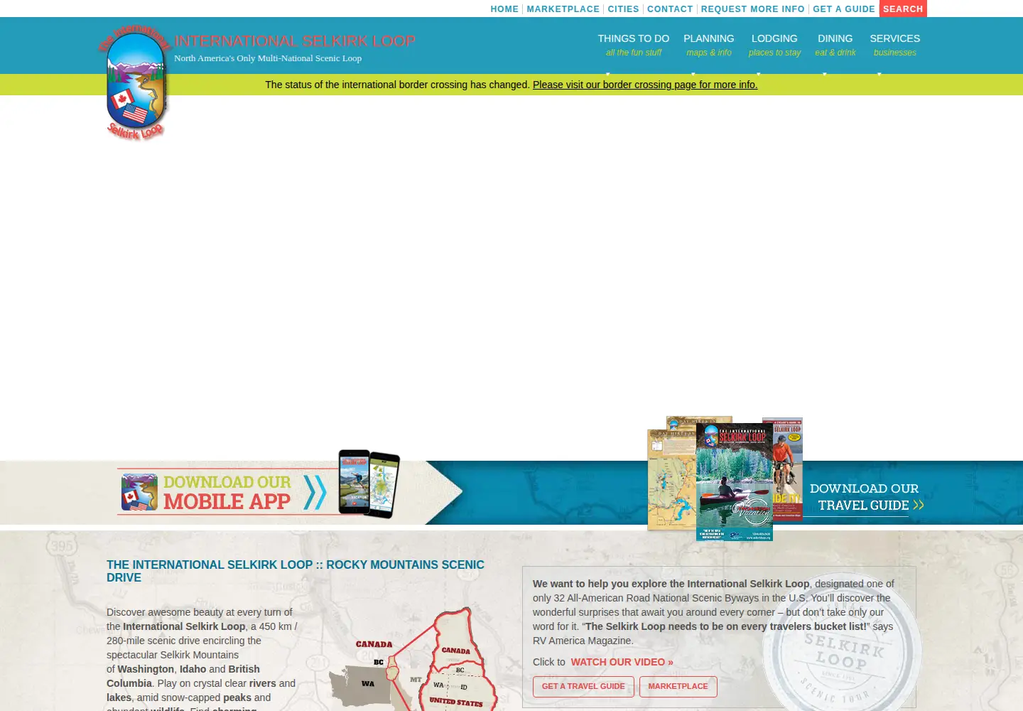 Screenshot of selkirkloop.org