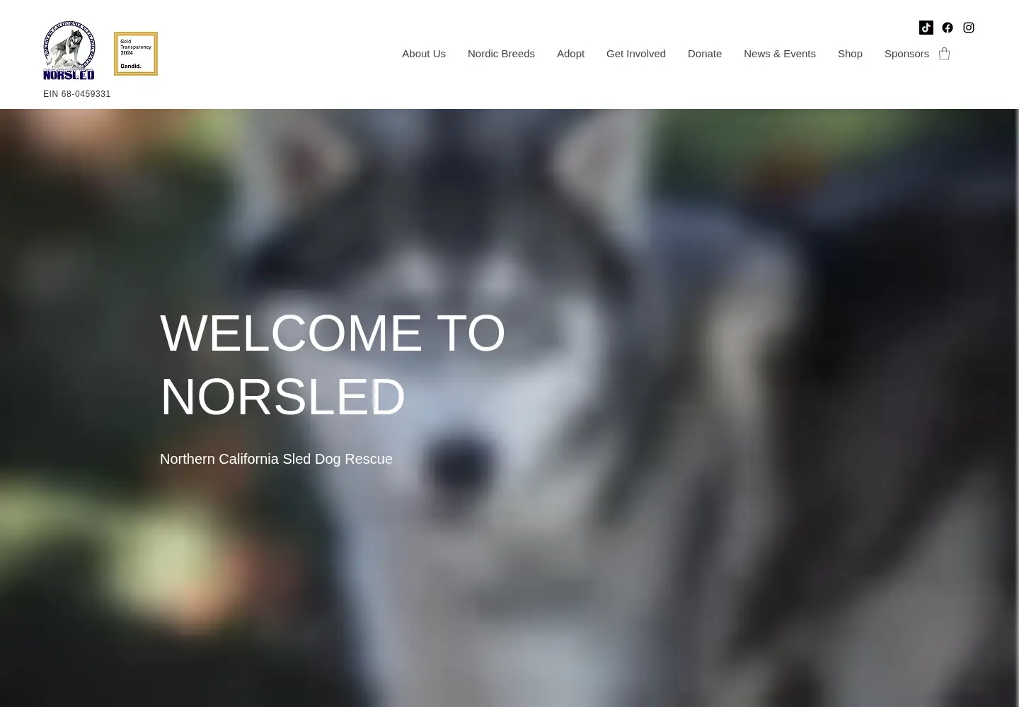 Screenshot of norsled.org