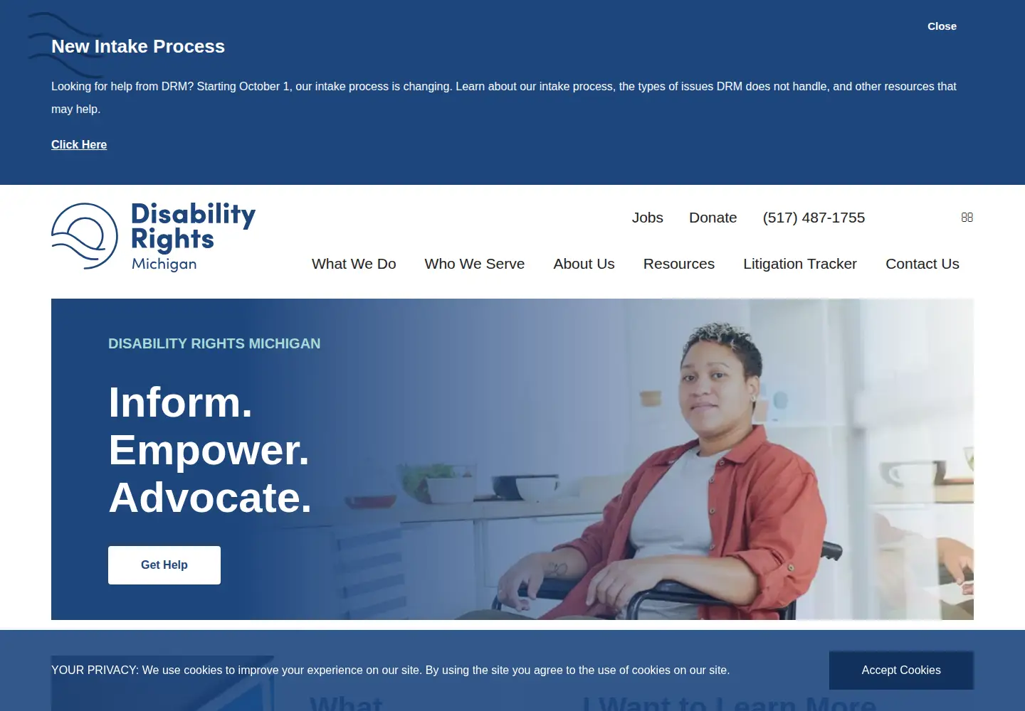 Screenshot of drmich.org