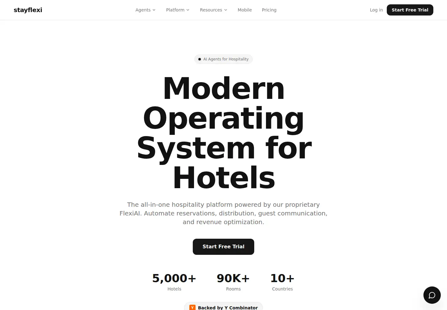 Screenshot of stayflexi.com