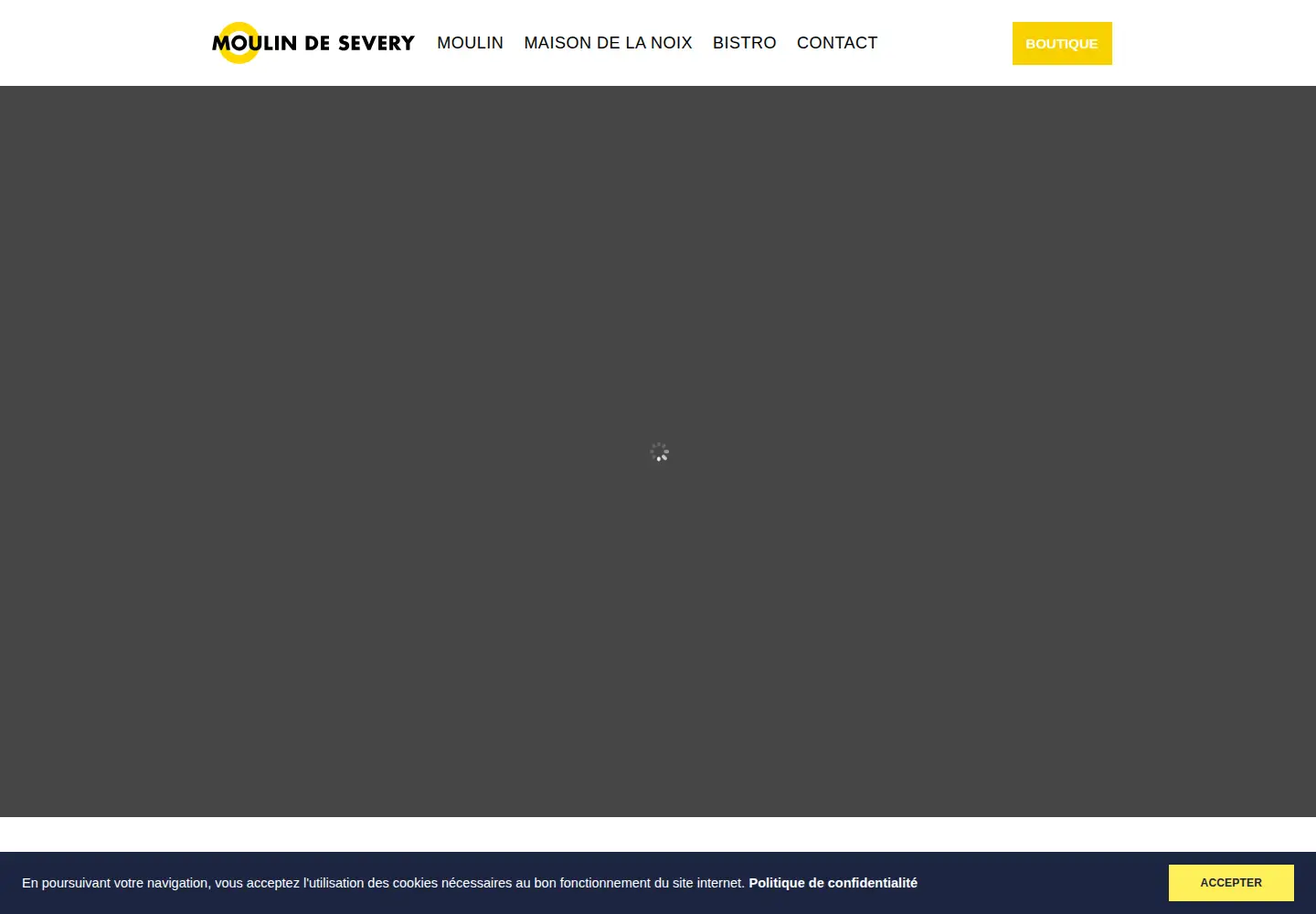 Screenshot of moulindesevery.ch