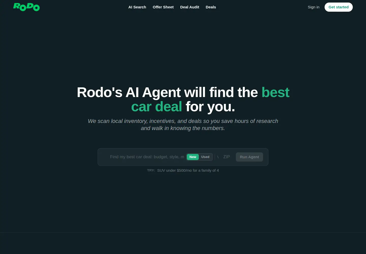 Screenshot of rodo.com