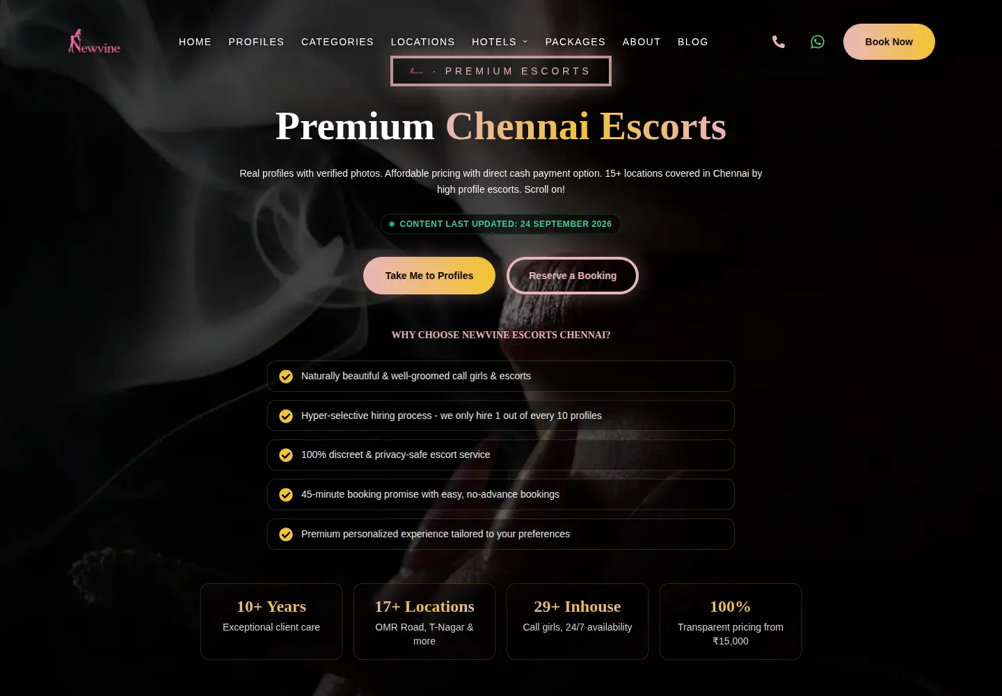 Screenshot of newvine.co.in