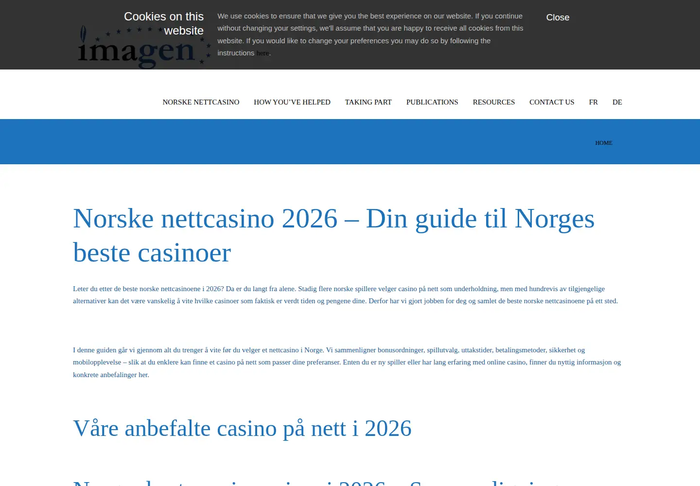 Screenshot of imagen-europe.com