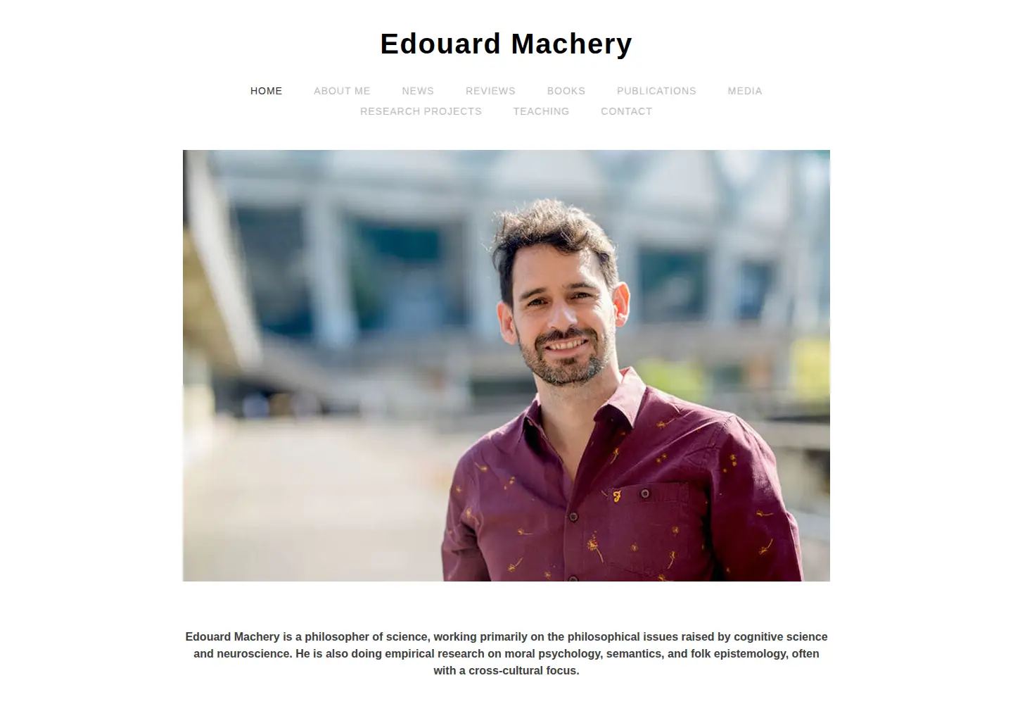 Screenshot of edouardmachery.com
