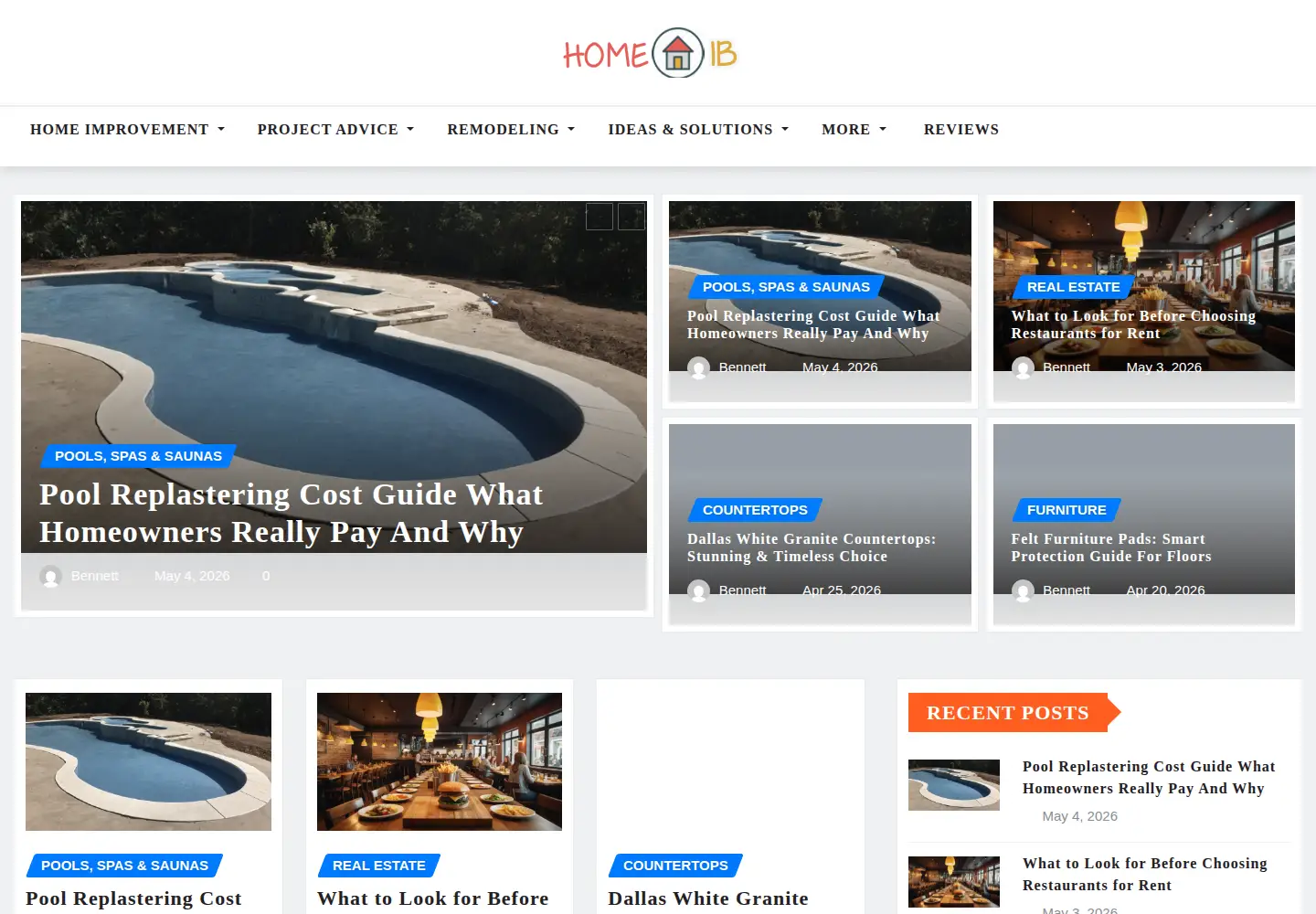 Screenshot of homeib.com
