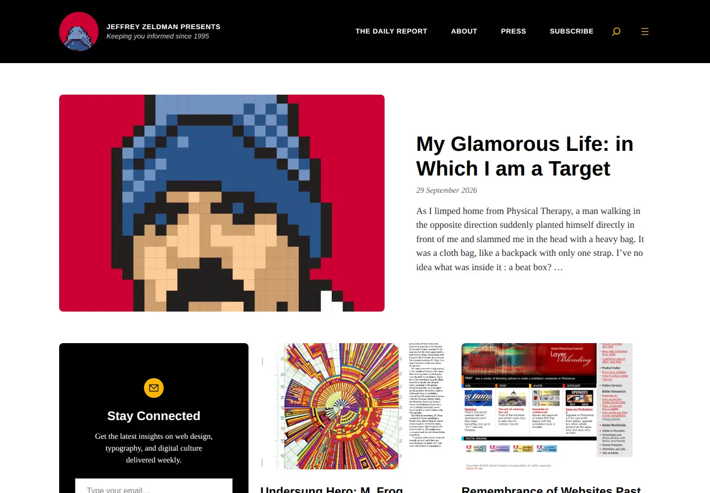 Screenshot of zeldman.com