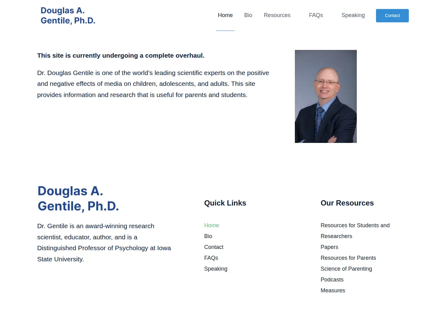 Screenshot of drdouglas.org