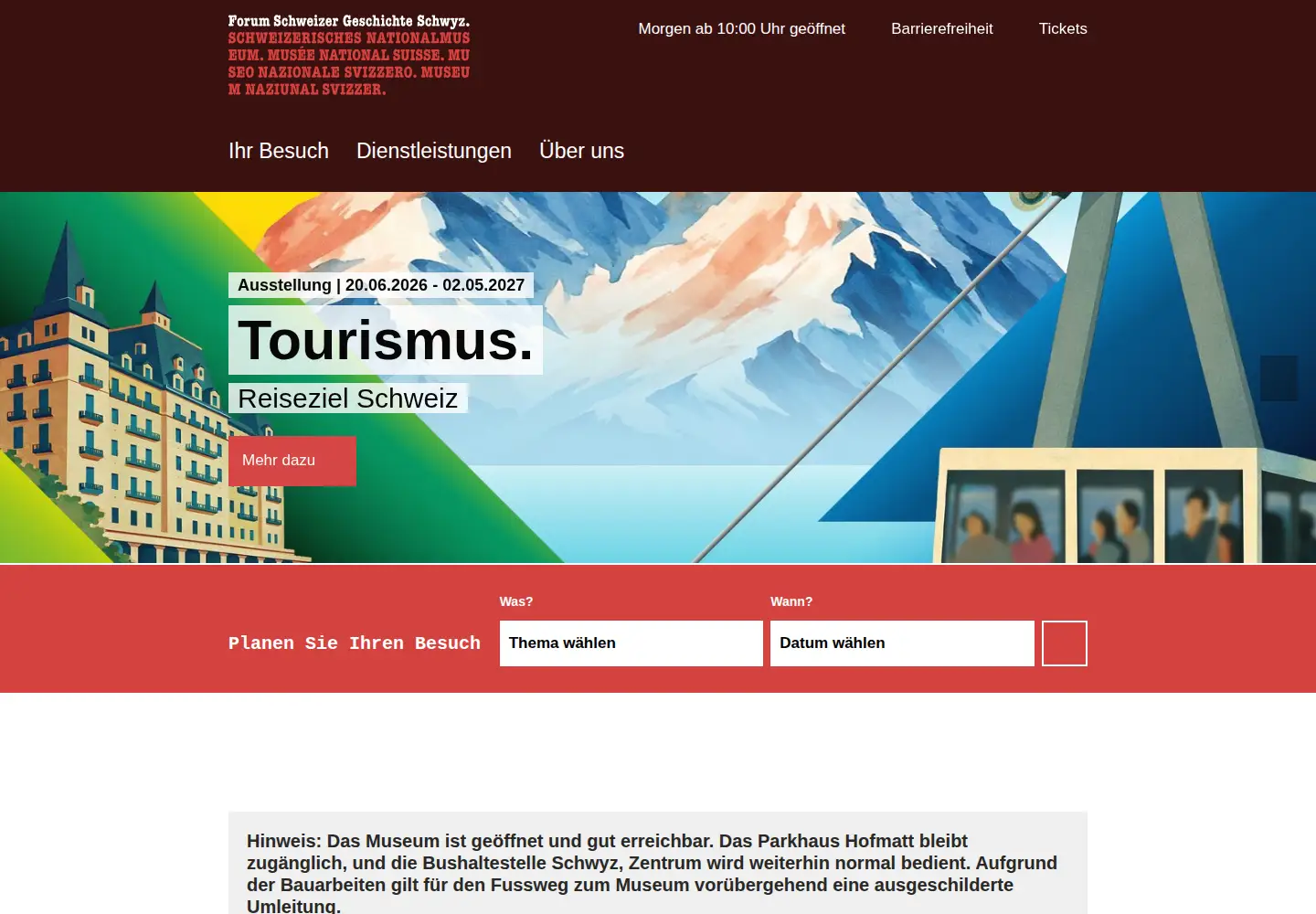 Screenshot of forumschwyz.ch