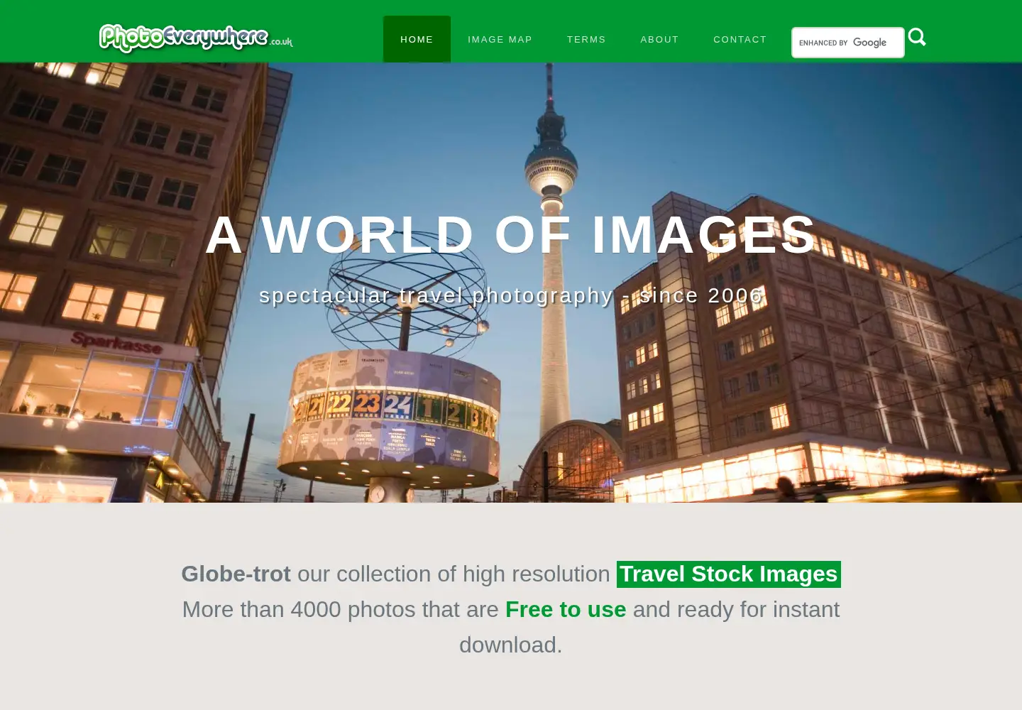 Screenshot of photoeverywhere.co.uk