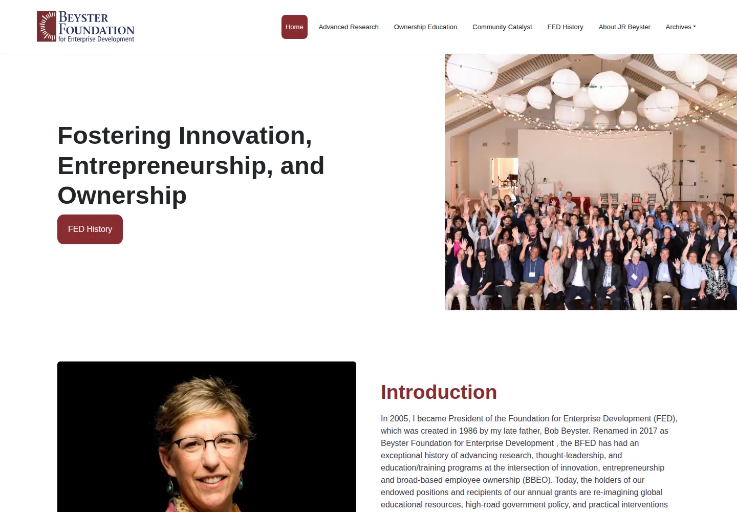 Screenshot of fed.org