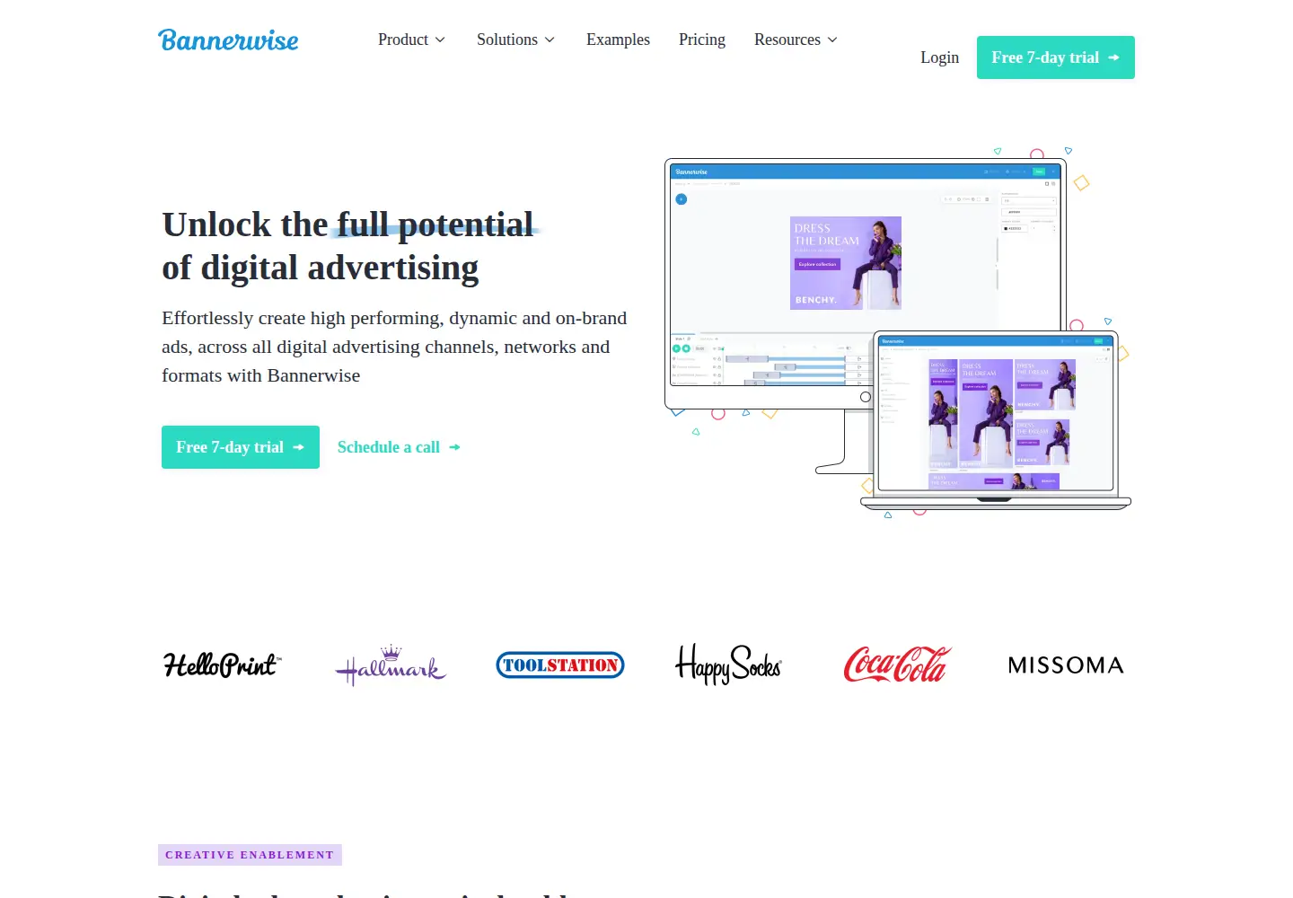 Screenshot of bannerwise.io