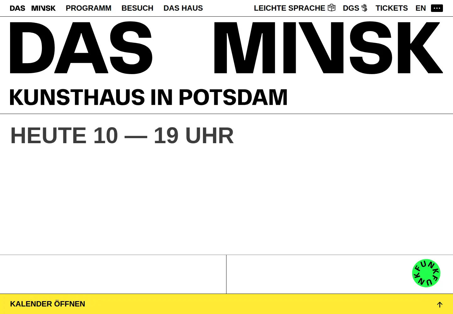 Screenshot of dasminsk.de
