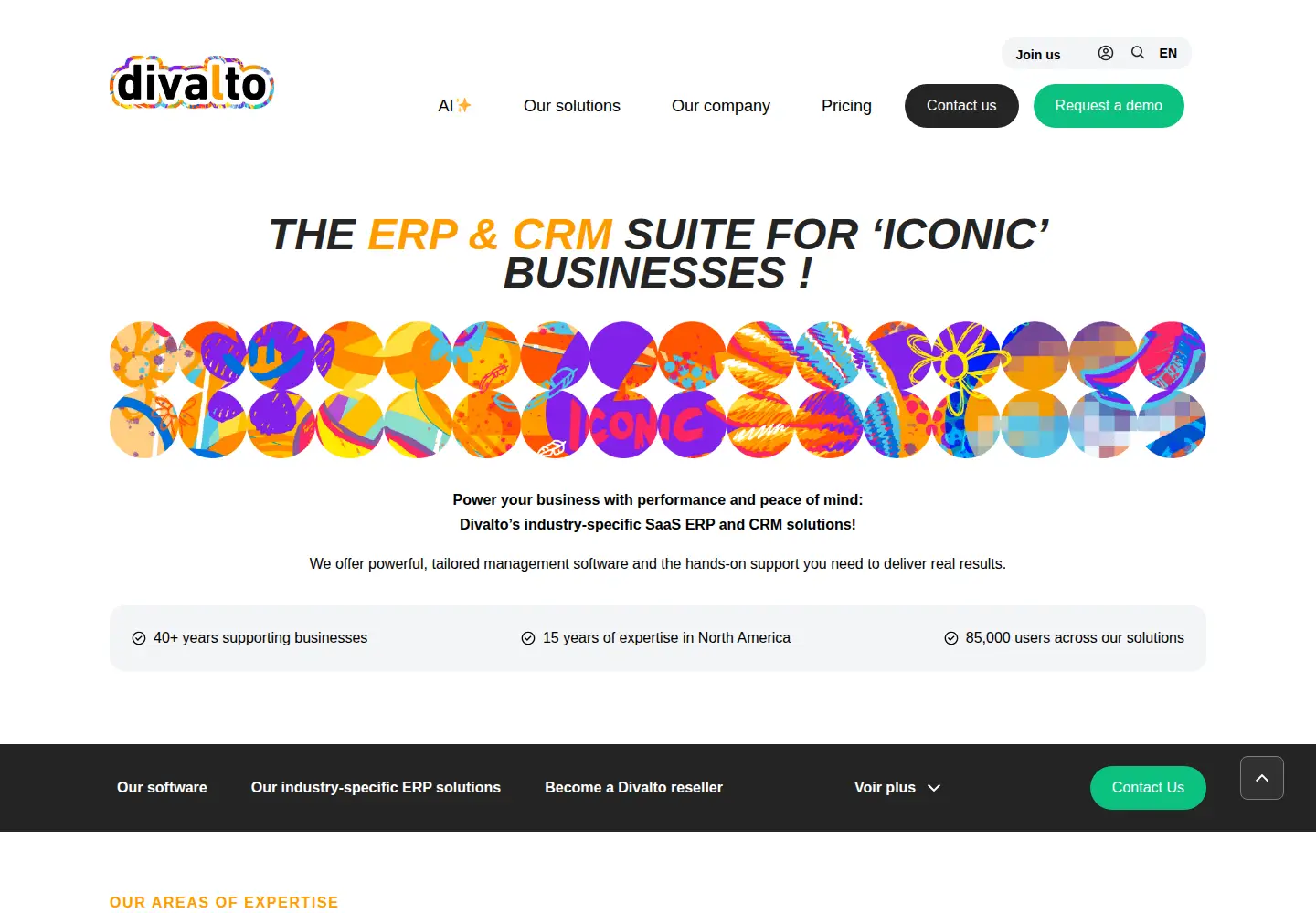 Screenshot of divalto.com