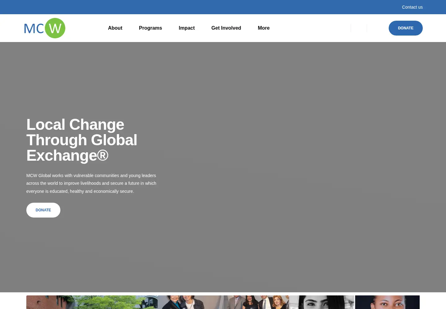 Screenshot of mcwglobal.org