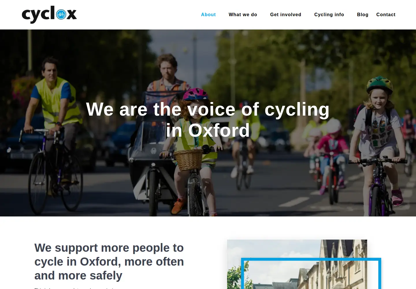 Screenshot of cyclox.org