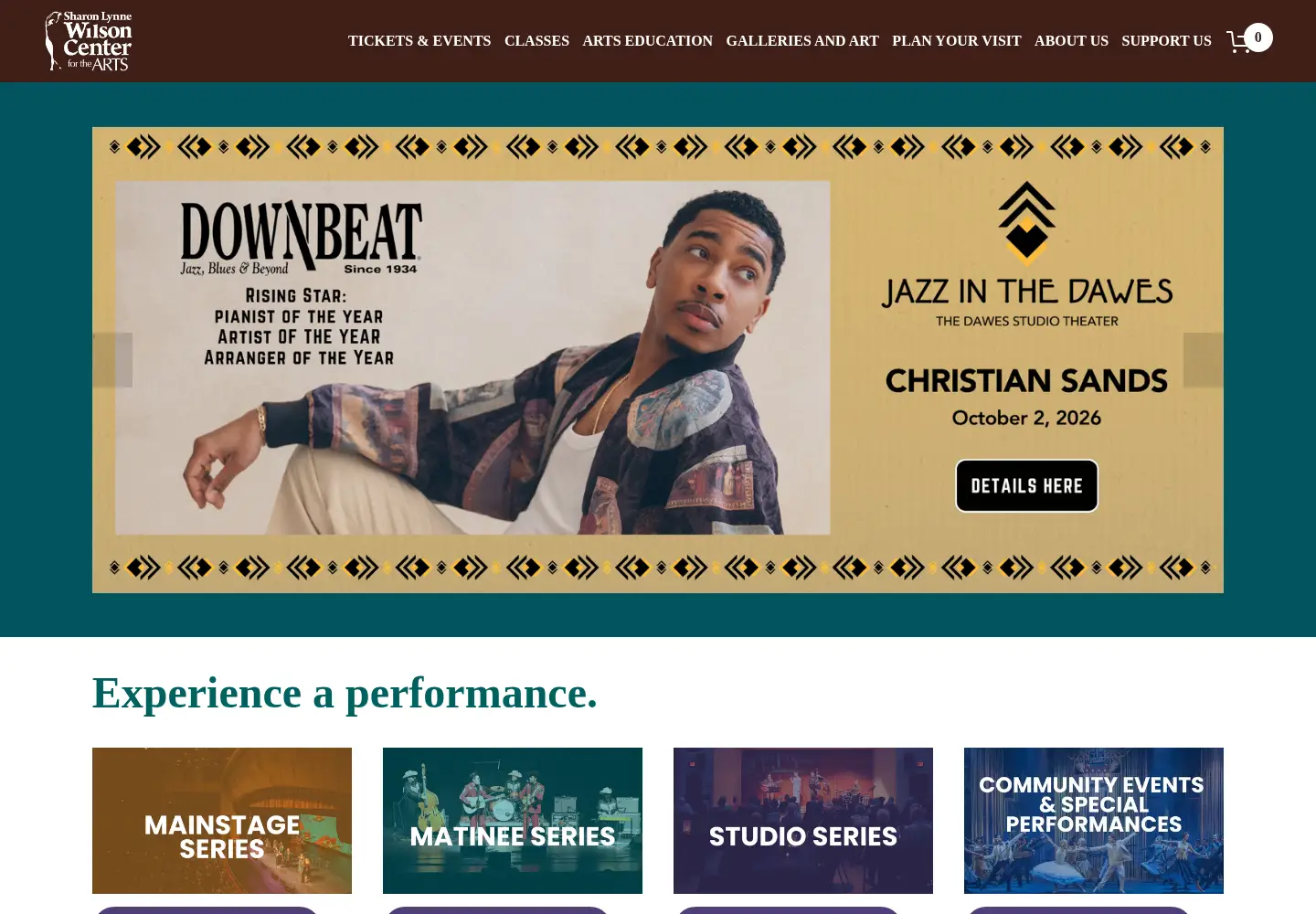 Screenshot of wilson-center.com
