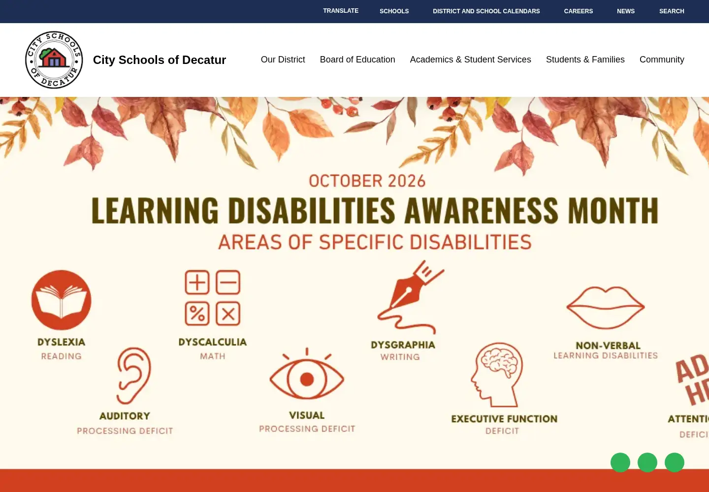 Screenshot of csdecatur.net