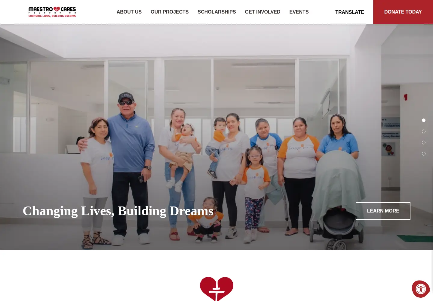 Screenshot of maestrocares.org