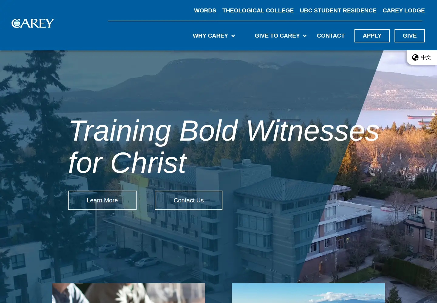 Screenshot of carey-edu.ca