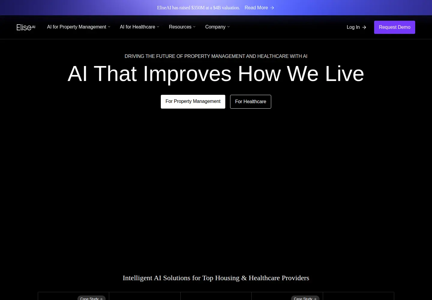 Screenshot of eliseai.com