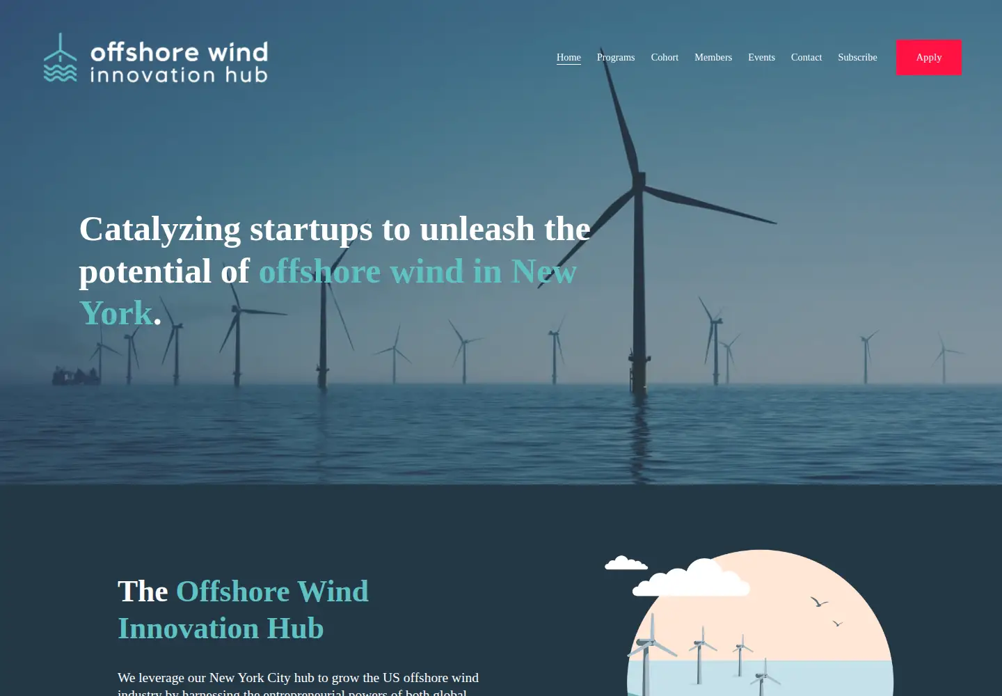 Screenshot of offshorewindnyc.com